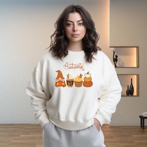 Pumpkin Spice Coffee Sweatshirt: Cozy Fall Jumper