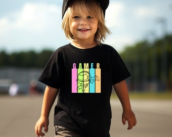 Jungen Gaming Shirt, kleine Jungen Gamer, cooles Kleinkind Shirt, Skater Shirt, Gamer Merch, Familien Gaming Shirt, süße Skater Kinder, süße Gaming Kinder