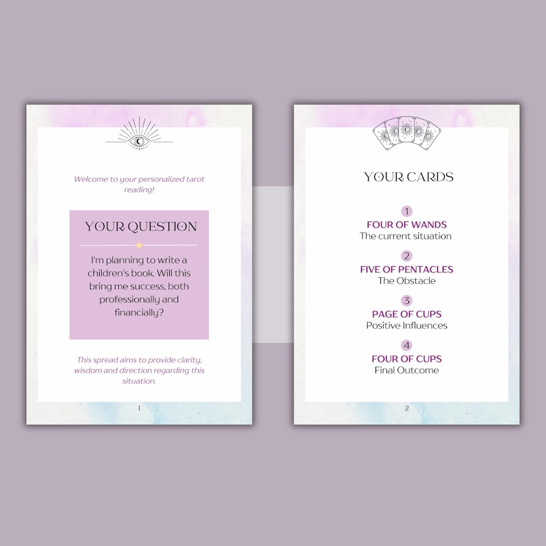 Editable Tarot
Tarot Reader Templates
Tarot Reading Template
Canva Template for Tarot Cards
Tarot Reading Canva Template
Tarot Email Reading Template Canva
Tarot Business Templates
Tarot Workbook
Tarot Templates
Tarot Reading Pdf
Tarot Spread Printable
Tarot Digital Products
Tarot and Oracle Card