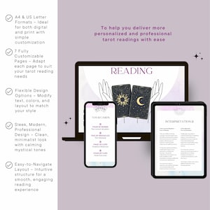 Editable Tarot
Tarot Reader Templates
Tarot Reading Template
Canva Template for Tarot Cards
Tarot Reading Canva Template
Tarot Email Reading Template Canva
Tarot Business Templates
Tarot Workbook
Tarot Templates
Tarot Reading Pdf
Tarot Spread Printable
Tarot Digital Products
Tarot and Oracle Card
