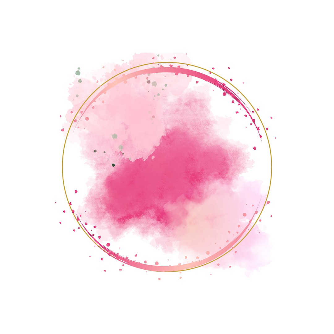 Pink Background, Logo Background, Watercolor Background, Pink Logo ...