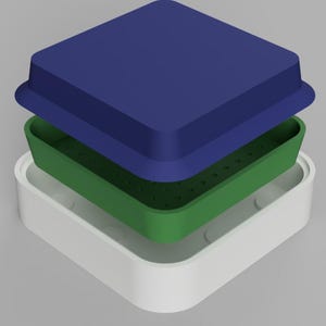 マイクログリーン発芽トレイキット | 3Dモデル | 3Dプリント | F3DパラメトリックCAD