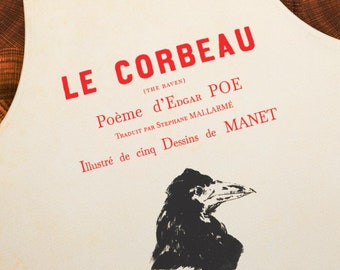 Poe x Manet Apron | Literary Raven Cooking Attire