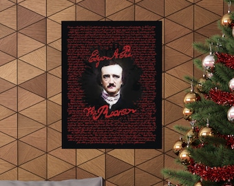 Edgar Allan Poe's The Raven Art Print | Poe Poster