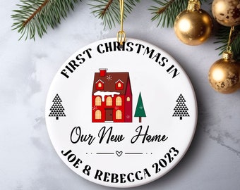 First Christmas in Our New Home 2023 Personalization