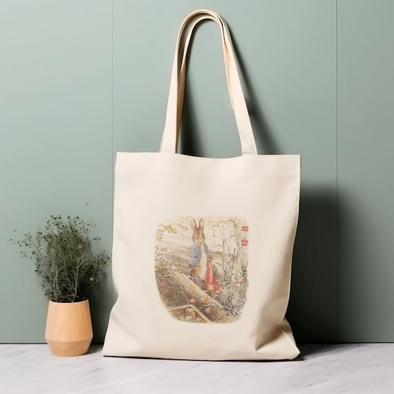 Beatrix Potter Peter Rabbit Einkaufstasche. Umweltfreundliche asthetische Einkaufstasche aus 100 Baumwolle Tasche furs Leben Etsy
