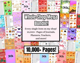 Mega Bullet Journal stampabile, oltre 10.000 pagine (PDF)