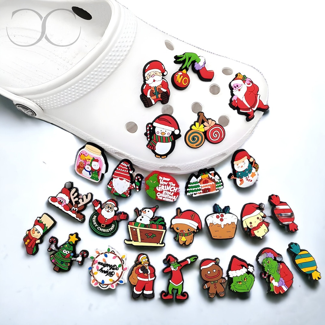 Christmas Croc Jibbitz Set Christmas Jibbitz Jibbitz for Etsy Australia