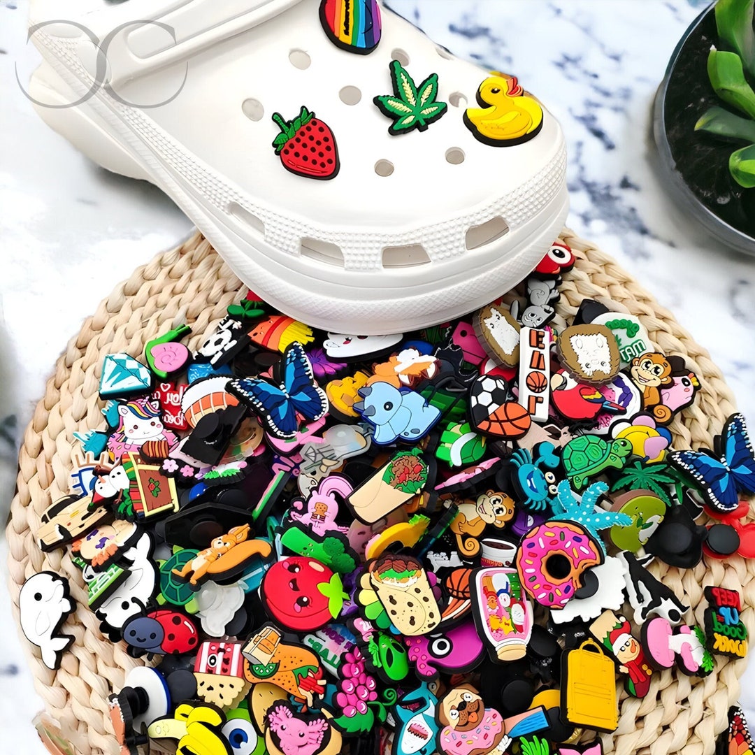 Cute Croc Jibbitz Pack Cartoon Croc Jibbitz Random Food Etsy Australia