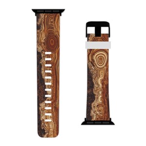Petrified Wood Pattern Watch Band for Apple Watch | Nature Explorer Style