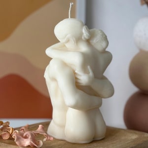 Vela grande Cera regalo de aniversario para ella Regalo de bodas para pareja único