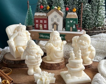 Duftkerze Nikolaus Kerzen Weihnachtskerzen Weihnachtsdeko Weihnachtsgeschenk Winterdekoration Kerze Nikolaus