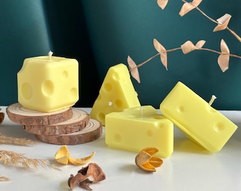 Cheese candle gifts Scented food candle Funny Christmas gifts for cheese lover
