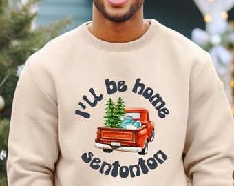 I'll be home Sentonton Xmas Sweatshirt, Cape Verde Xmas Sweater, Cabo Verde Xmas Sweater,  Cabo Verde Sweatshirt, Cape Verde Sweatshirt