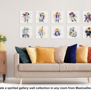 Jayhawk Like a Pro KU Splatter Paint Art Kansas Mascot KU Gift Canvas ...