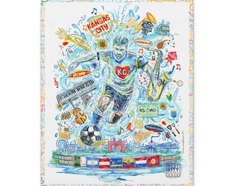 Kansas City Soccer Host City | World Cup Art | Canvas Print