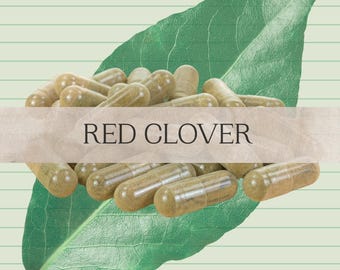 Red Clover - 100 Capsules - Dr Sebi Inspired - Alkaline/Holistic