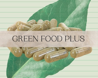 Green Food Plus - 100 Capsules - Dr Sebi Inspired - Alkaline/Holistic