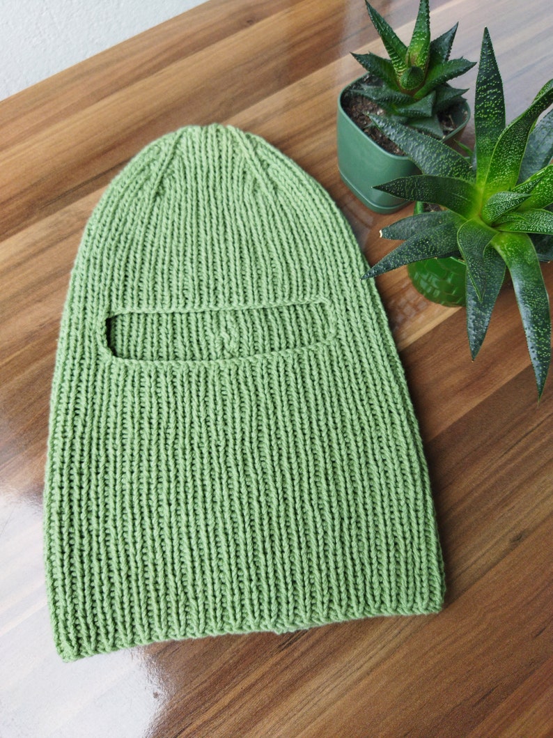 Crochet balaclava, Winter hats, Hand knit balaclava, Unisex balaclava, Christmas gift image 6
