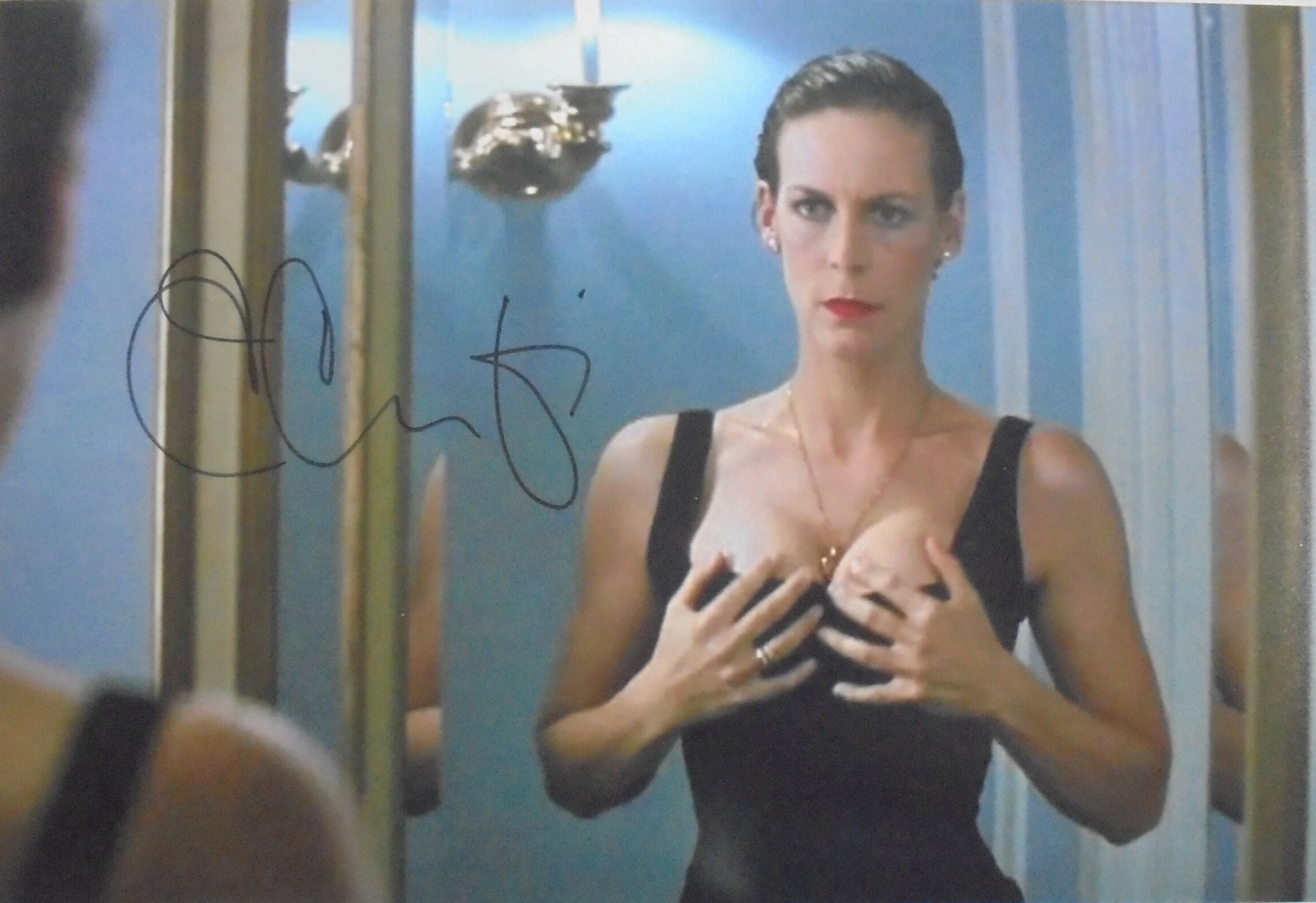 Jamie Lee Curtis Original Autograph sexy Motif Large Photo 20x30 True