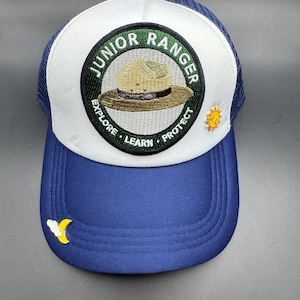 Navy Trucker Hat with Junior Ranger Patch