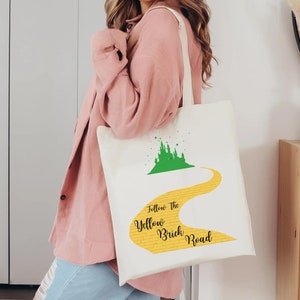 Wizard of Oz Yellow Brick Road No Place Like Home Tote Bag Gift