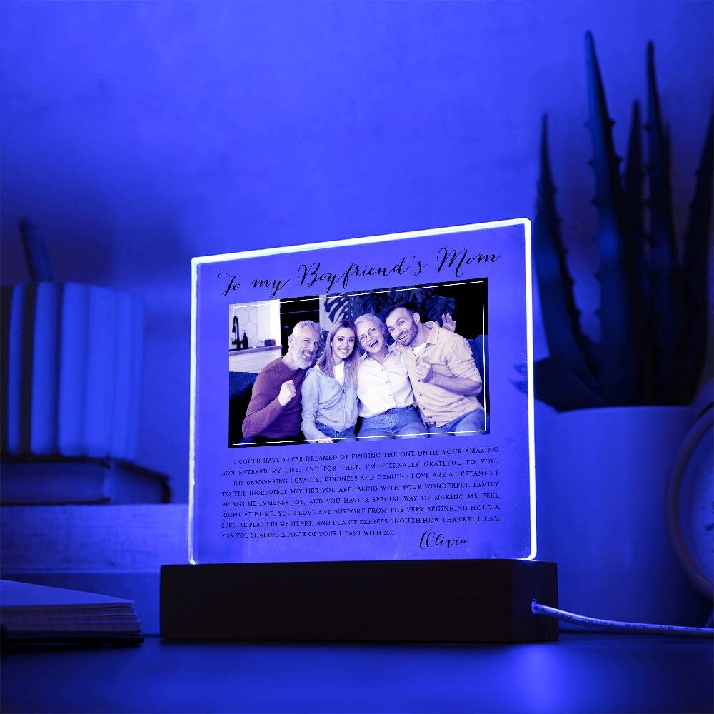 To My Boyfriends Mom, Personalized Gift for Boyfriends Mom, Christmas