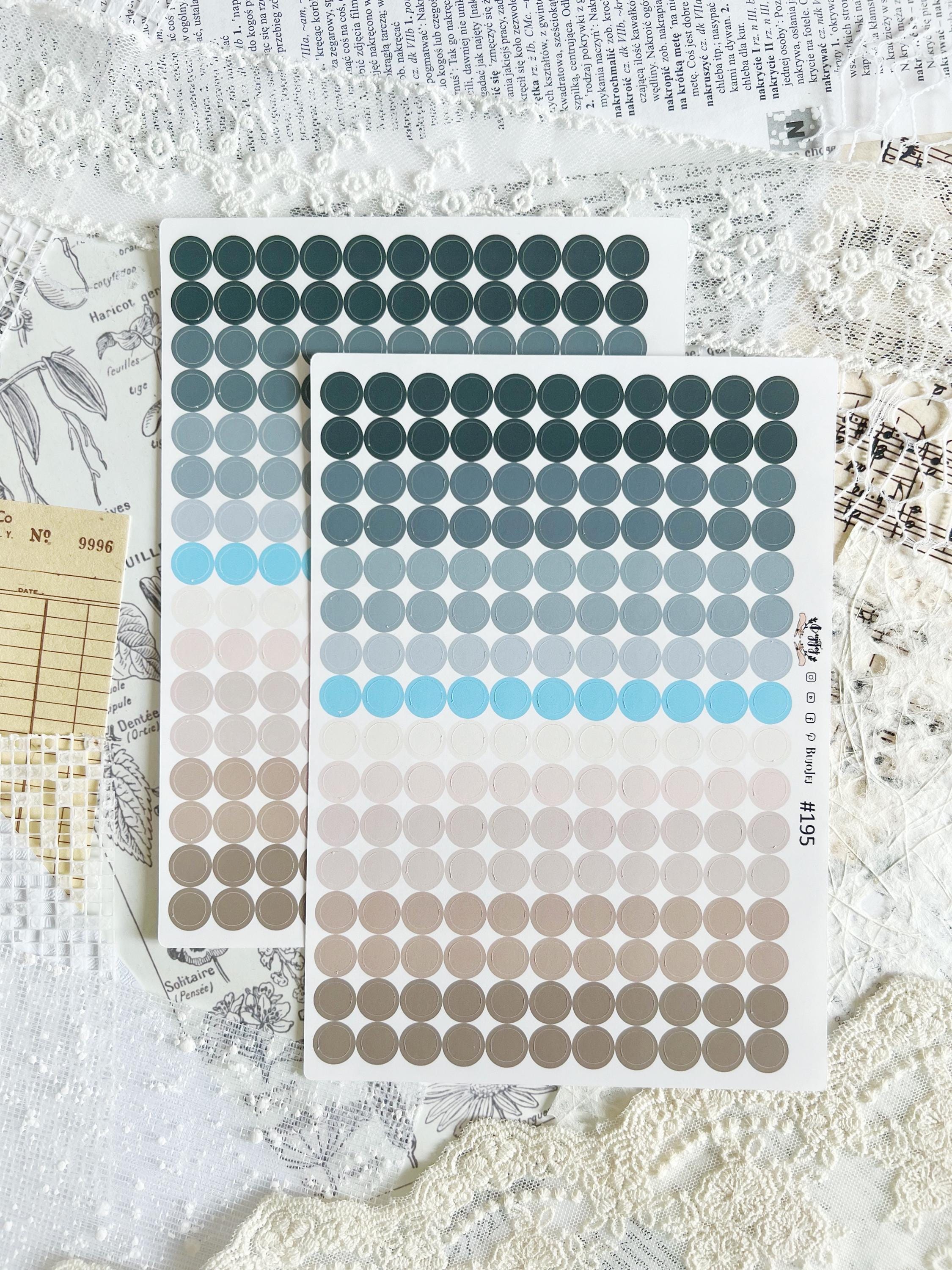 Moon Phases Stickers or Dot Labels for Journaling | Bujo Planner ...