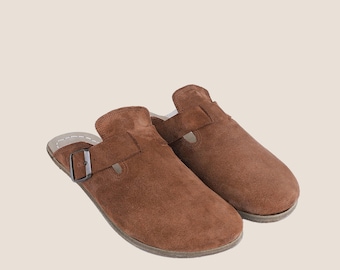 Zuecos de piel de ante hechos a mano: Barefoot Zero Drop Shoes