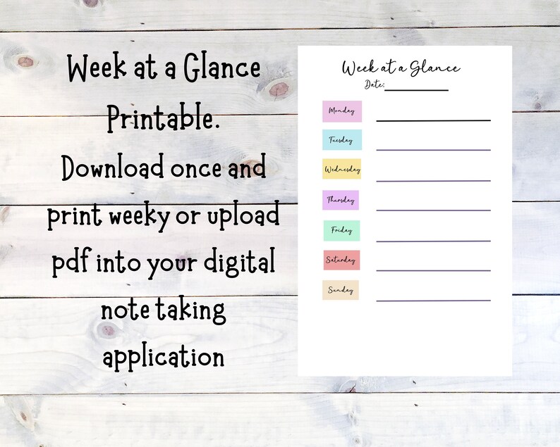 Printable Daily, Monthly, Weekly Planner Organize Your Life ...