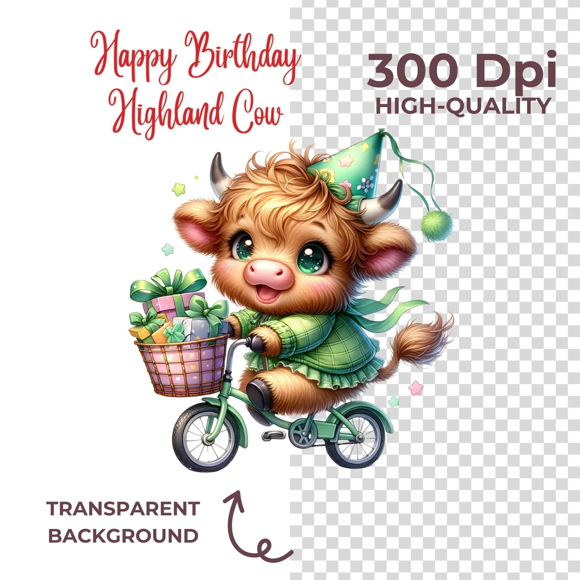 Biglietto Di Auguri Con Mucca Delle Highlands – Per Compleanno, Amore, Moglie, Marito, Amici | Fatto In Yorkshire