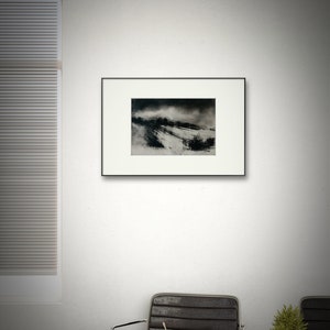 Monotype Print. Black and White Monotype Print. Original Monotype Print. Decorative Art. Unique Art