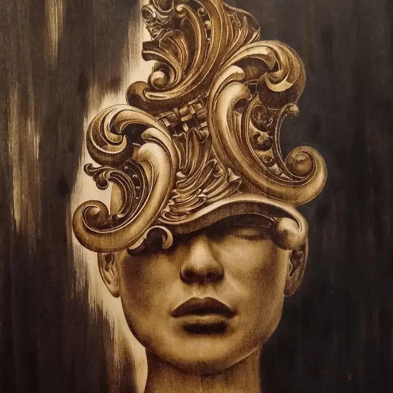 Modern Pyrography - Etsy