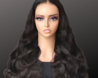 Glueless Body Wave HD Lace Closure Wig: Pre Plucked, Wear n Go