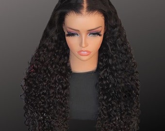 Water Wave HD Lace Wig: Glueless Pre-plucked 9x6 Closure