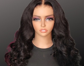 Ocean Wave HD Lace Wig: Glueless, Pre-Bleached Human Hair