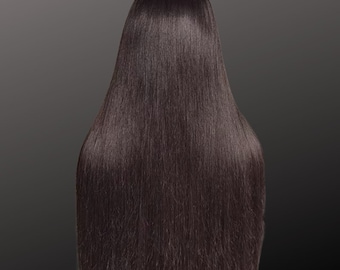 Silky Straight Human Hair Wig: 6x4 HD Lace, Glueless Wear
