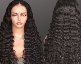 Glueless HD Lace Loose Deep Wave Human Hair Wig
