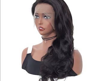 Body Wave Lace Front Wig Pre Plucked 100% Human Hair Wig 13x4 Frontal