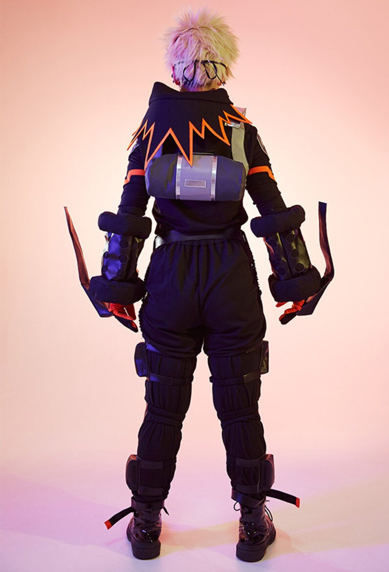Bakugou Cosplay My Hero Academia Bakugou Winter Costume Battle Suit