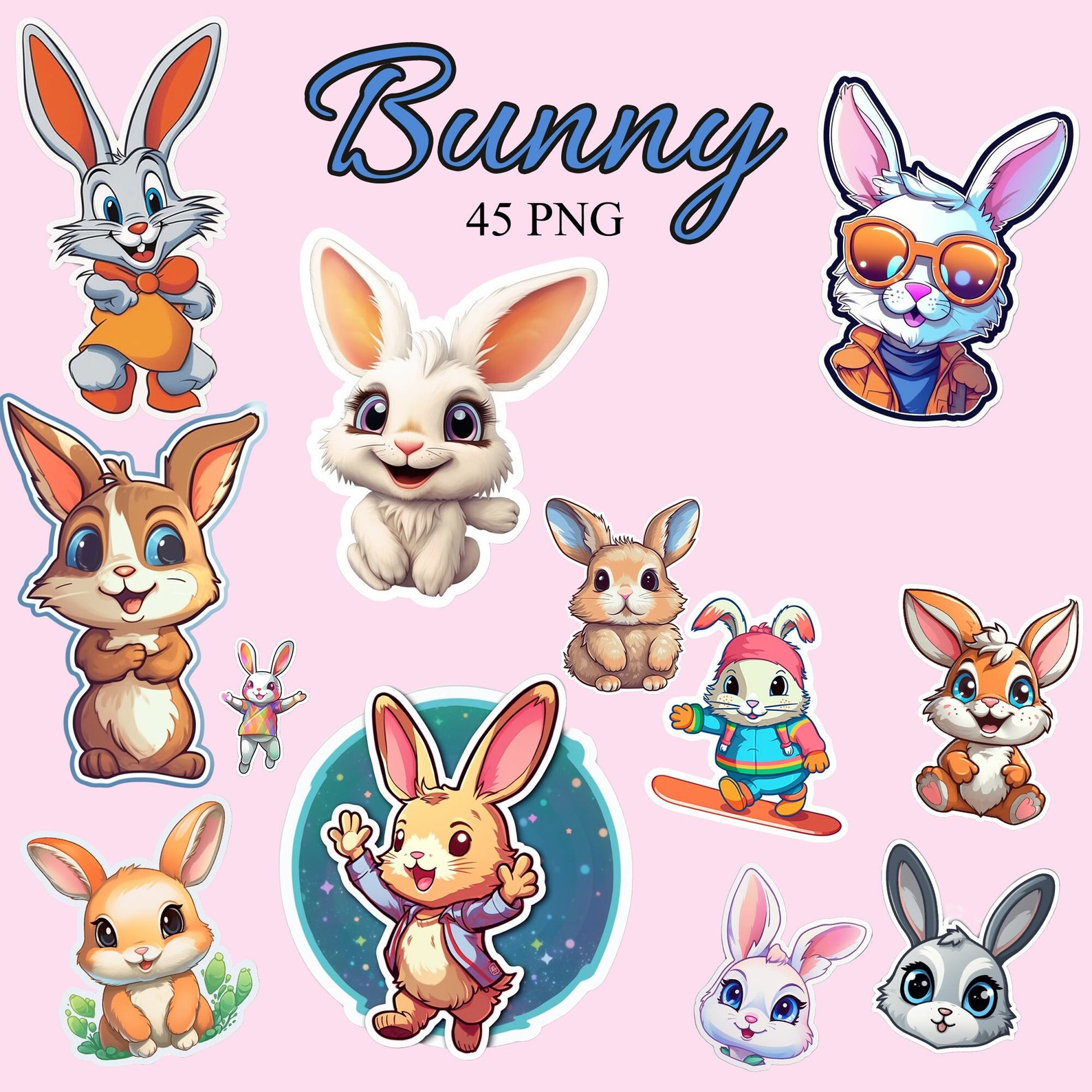 Lola Bunny Bundle Png Lola Png Bunny Png Digital Download Clipart PNG ...