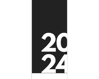 MUJABI | Minimalistic Modern Wall Office Calendar January - December 2024