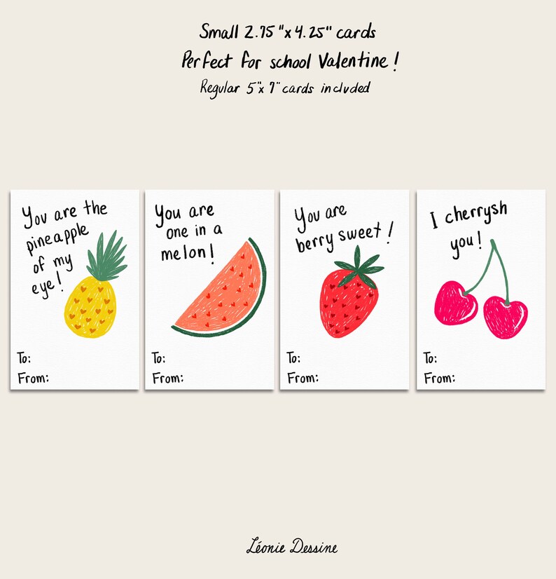 Printable Pun Valentine's Day Cards, Classroom Valentines Cards for ...