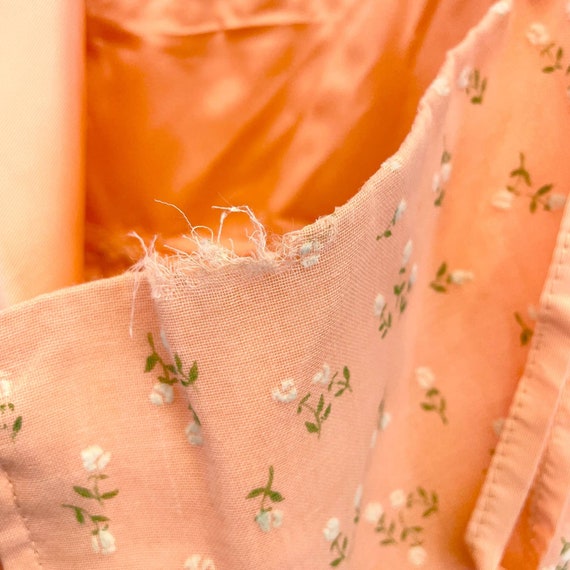 Vintage 70s Lorrie Deb Halter Maxi Dress Peach Da… - image 9