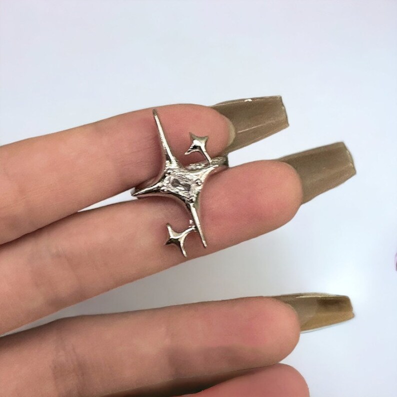 Razzle Dazzle Ring Star Ring Y2K Ring Y2K Jewelry Y2K Etsy Australia