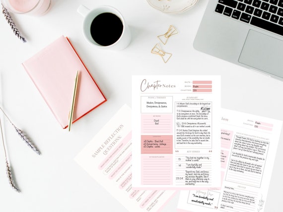 Bible Chapter Summary Template | Bible Study | Bible Template | Bible Summary | Faith Reflection | Bible Notes | GoodNotes | PDF & DIGITAL