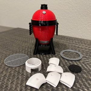 BBQ Kamado Joe and Big Green Egg Grill Miniature Model | Smoker and Grilling Gift | Gift For Him | Indoor Decor | Father&#39;s Day Gift
