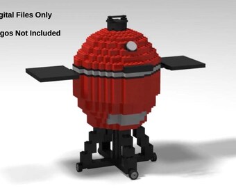 Kamado Joe Grill LEGO - Digital Instructions and Parts List Only