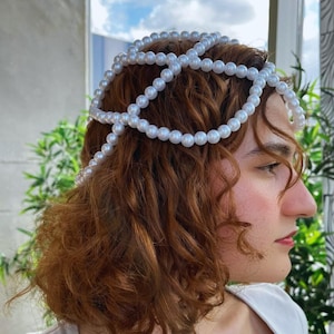 Elegant Pearl Headpieces, wedding veil,wedding accessories,wedding headband,bride jewelry,bride accessories,wedding hair accessories
