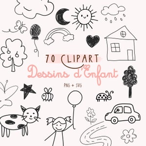 Dibujo clipart/Clipart infantil/Clipart escolar/Clipart de dibujo a mano/Clipart minimalista/Clipart de línea/Clipart de hombre/Clipart lindo